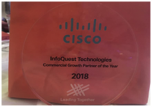 Βράβευση της Info Quest Technologies από τη Cisco Ελλάς